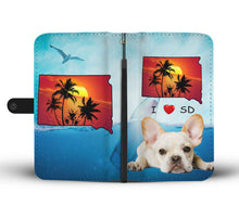 Load image into Gallery viewer, Cute French Bulldog Print Wallet Case-Free Shipping-SD State