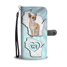 Load image into Gallery viewer, Cute Chihuahua Print Wallet Case-Free Shipping-WI State