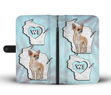 Load image into Gallery viewer, Cute Chihuahua Print Wallet Case-Free Shipping-WI State