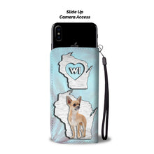Load image into Gallery viewer, Cute Chihuahua Print Wallet Case-Free Shipping-WI State