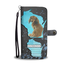 Load image into Gallery viewer, Cute Dachshund Dog Print Wallet Case-Free Shipping-WI State