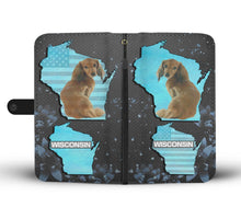 Load image into Gallery viewer, Cute Dachshund Dog Print Wallet Case-Free Shipping-WI State