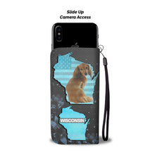 Load image into Gallery viewer, Cute Dachshund Dog Print Wallet Case-Free Shipping-WI State
