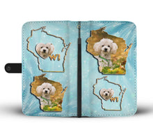 Load image into Gallery viewer, Cute Poodle Dog Print Wallet Case-Free Shipping-WI State