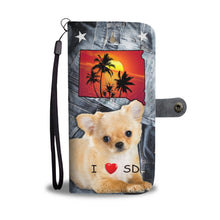 Load image into Gallery viewer, Chihuahua Print Wallet Case-Free Shipping-SD State
