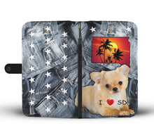 Load image into Gallery viewer, Chihuahua Print Wallet Case-Free Shipping-SD State