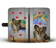 Load image into Gallery viewer, Cute Chihuahua Print Wallet Case-Free Shipping-SD State