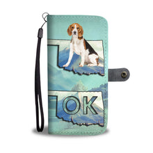 Load image into Gallery viewer, Cute Beagle Print Wallet Case-Free Shipping-OK State