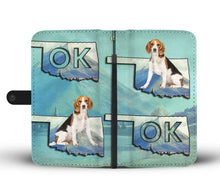 Load image into Gallery viewer, Cute Beagle Print Wallet Case-Free Shipping-OK State
