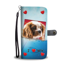 Load image into Gallery viewer, Cute Cavalier King Charles Spaniel Print Wallet Case-Free Shipping-WY State