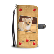 Load image into Gallery viewer, Cute Chihuahua Print Wallet Case-Free Shipping-WY State