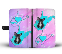 Load image into Gallery viewer, Cute French Bulldog Print Wallet Case-Free Shipping-WV State