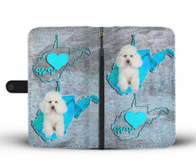 Load image into Gallery viewer, Cute Poodle Dog Print Wallet Case-Free Shipping-WV State