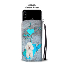 Load image into Gallery viewer, Cute Poodle Dog Print Wallet Case-Free Shipping-WV State