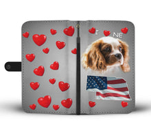 Load image into Gallery viewer, Cute Cavalier King Charles Spaniel Print Wallet Case-Free Shipping-NE State