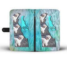 Load image into Gallery viewer, Cute Maltese Dog Print Wallet Case-Free Shipping-DE State