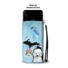 Load image into Gallery viewer, Cute Poodle Print Wallet Case-Free Shipping-MI State
