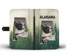 Load image into Gallery viewer, Boston Terrier Print Wallet Case-Free Shipping-AL State