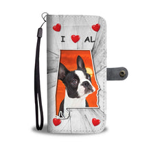 Load image into Gallery viewer, Cute Boston Terrier Print Wallet Case-Free Shipping-AL State