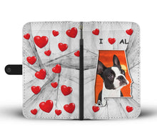 Load image into Gallery viewer, Cute Boston Terrier Print Wallet Case-Free Shipping-AL State