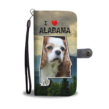 Load image into Gallery viewer, Cavalier King Charles Spaniel Print Wallet Case- Free Shipping-AL State
