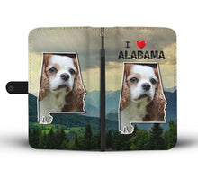 Load image into Gallery viewer, Cavalier King Charles Spaniel Print Wallet Case- Free Shipping-AL State