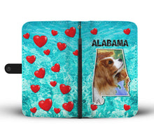 Load image into Gallery viewer, Cute Cavalier King Charles Spaniel Print Wallet Case- Free Shipping-AL State