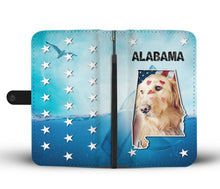 Load image into Gallery viewer, Cute Golden Retriever Print Wallet Case-Free Shipping-AL State