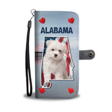 Load image into Gallery viewer, Cute Maltese Dog Print Wallet Case-Free Shipping-AL State