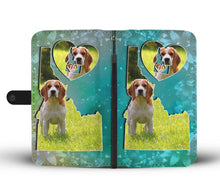 Load image into Gallery viewer, Cute Beagle Print Wallet Case-Free Shipping-ID State