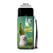 Load image into Gallery viewer, Cute Maltese Dog Print Wallet Case-Free Shipping-ID State