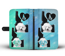 Load image into Gallery viewer, Cute Poodle Dog Print Wallet Case-Free Shipping-ID State