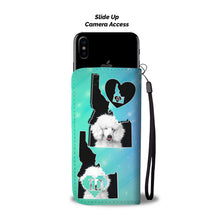 Load image into Gallery viewer, Cute Poodle Dog Print Wallet Case-Free Shipping-ID State
