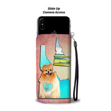 Load image into Gallery viewer, Cute Pomeranian Dog Print Wallet Case-Free Shipping-ID State