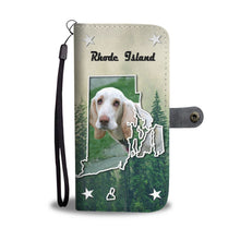Load image into Gallery viewer, Cute Basset Hound Print Wallet Case-Free Shipping-RI State