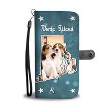 Load image into Gallery viewer, Cute Beagle Dog Print Wallet Case-Free Shipping-RI State