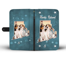 Load image into Gallery viewer, Cute Beagle Dog Print Wallet Case-Free Shipping-RI State