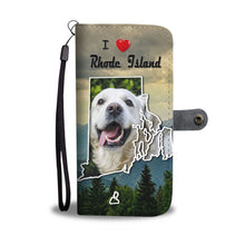 Load image into Gallery viewer, Cute Golden Retriever Print Wallet Case-Free Shipping-RI State