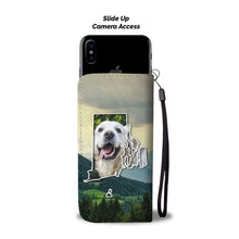 Load image into Gallery viewer, Cute Golden Retriever Print Wallet Case-Free Shipping-RI State