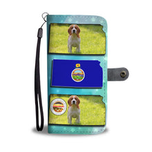 Load image into Gallery viewer, Cute Beagle Print Wallet Case-Free Shipping-KS State