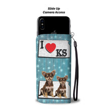 Load image into Gallery viewer, Cute Chihuahua Print Wallet Case-Free Shipping-KS State