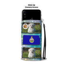 Load image into Gallery viewer, Cute Maltese Dog Print Wallet Case-Free Shipping-KS State