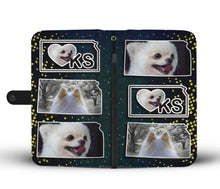 Load image into Gallery viewer, Cute Pomeranian Dog Print Wallet Case-Free Shipping-KS State