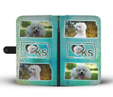 Load image into Gallery viewer, Cute Poodle Dog Print Wallet Case-Free Shipping-KS State