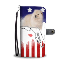 Load image into Gallery viewer, Chow Chow Dog Print Wallet Case-Free Shipping-FL State