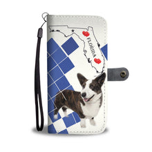 Load image into Gallery viewer, Cardigan Welsh Corgi Print Wallet Case-Free Shipping-FL State