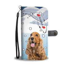 Load image into Gallery viewer, Cocker Spaniel Print Wallet Case-Free Shipping-FL State