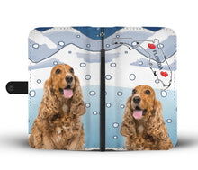 Load image into Gallery viewer, Cocker Spaniel Print Wallet Case-Free Shipping-FL State