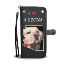 Load image into Gallery viewer, Cute Labrador Retriever Print Wallet Case-Free Shipping-AZ State