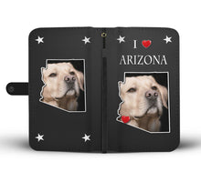 Load image into Gallery viewer, Cute Labrador Retriever Print Wallet Case-Free Shipping-AZ State